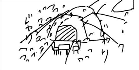 テントイラスト
