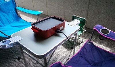 ベランダBBQ