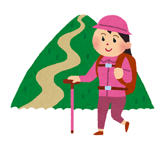 登山女性