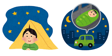 テント&車中泊